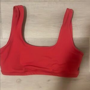 Good American Sports bra pink red size 5